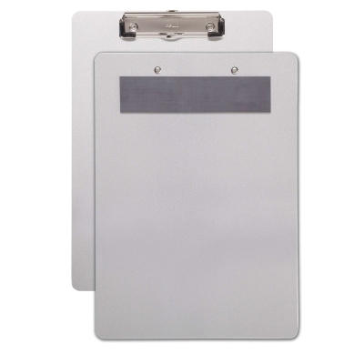 Aluminum Clipboard A4 with Rear Magnetic Strip for Mounting on Metal Surfaces MAUL
